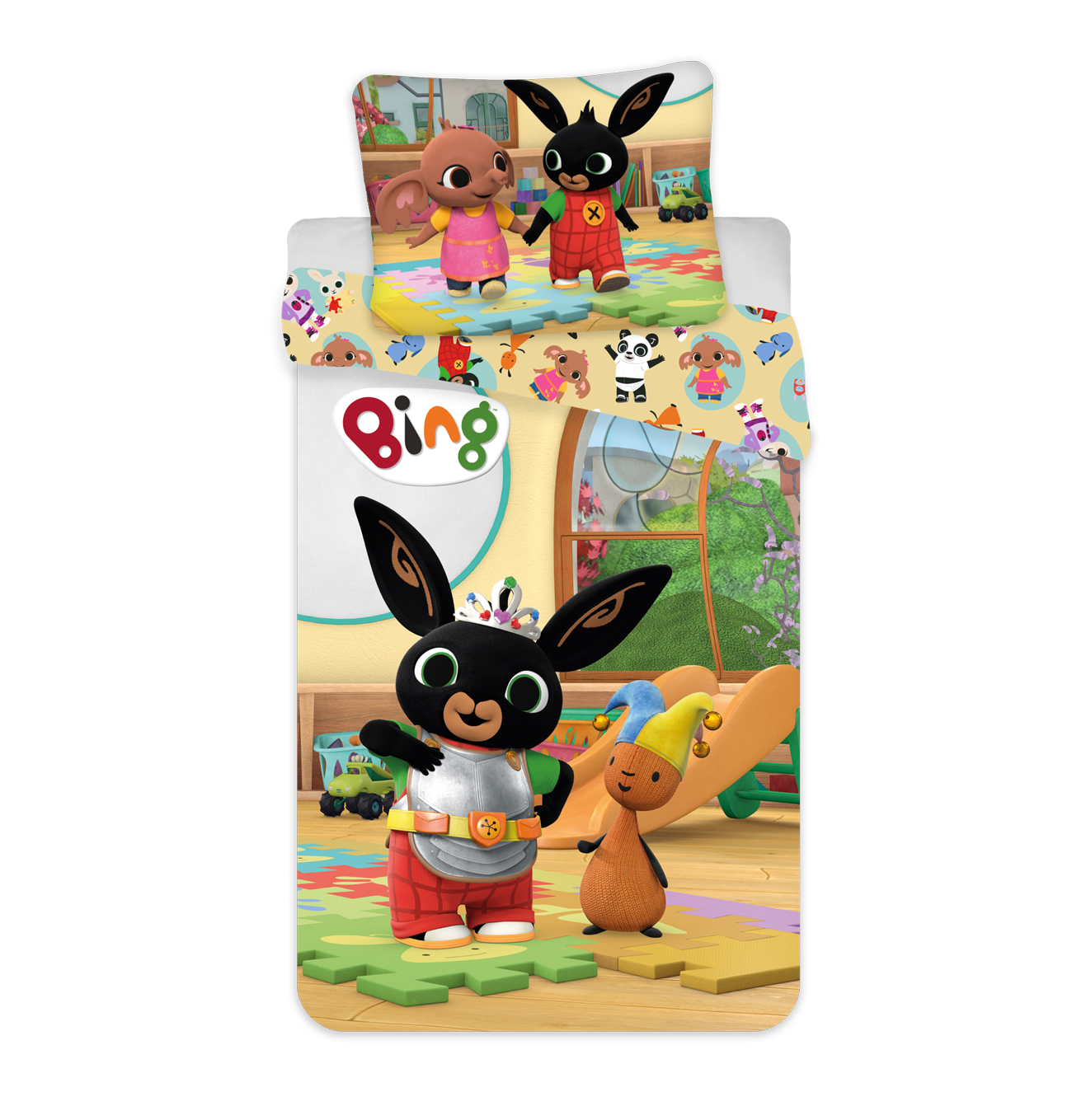 Bing Hase Kinder-Bettwäsche 100 x 135 cm - weiche Baumwolle Bunny