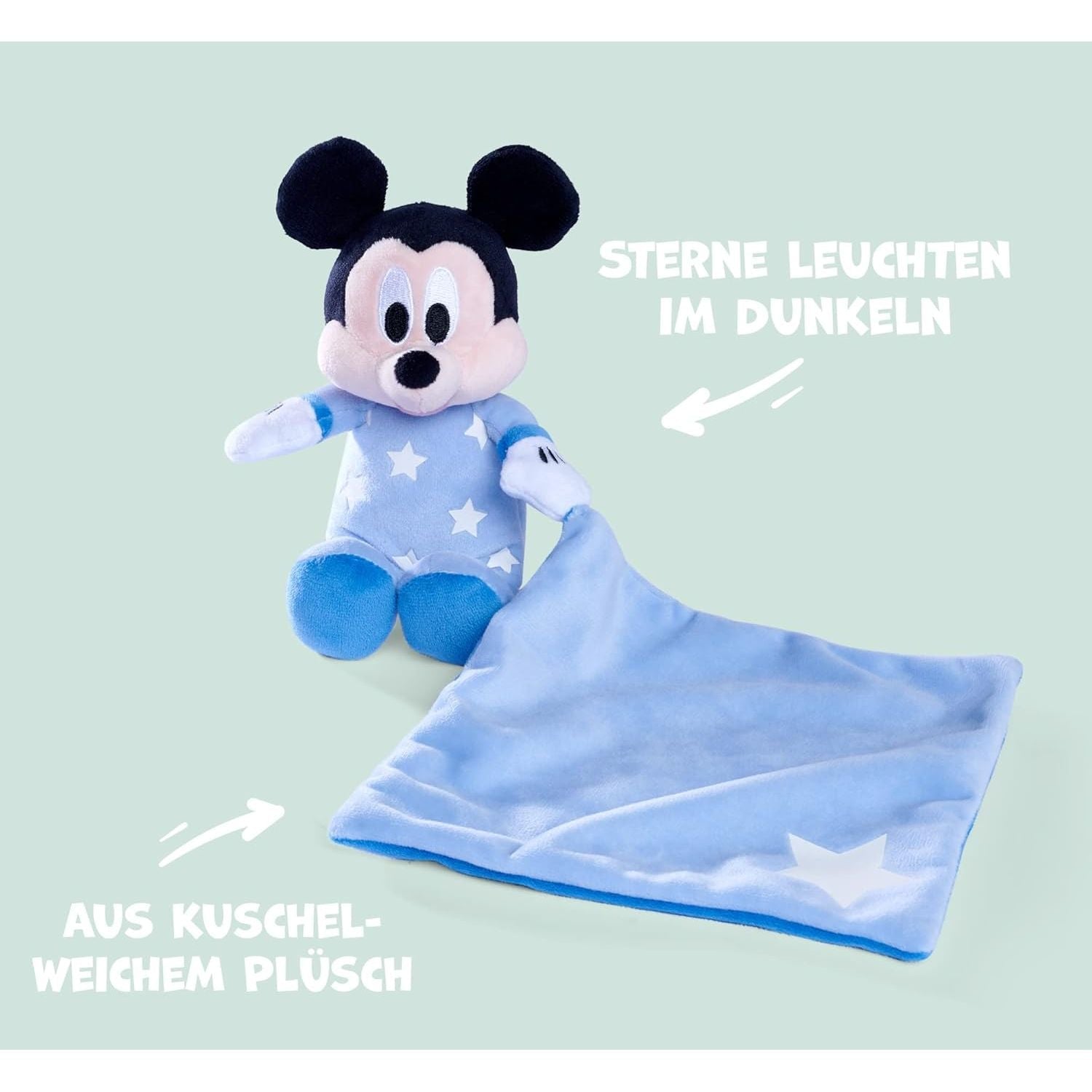 Simba Kuschelweicher Disney Goodnight Mickey Mouse Kuscheldecke