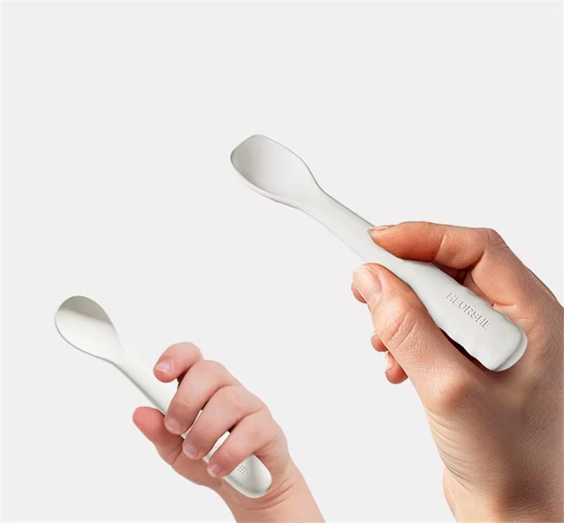 Baby Feeding Spoon Set (Weiß)