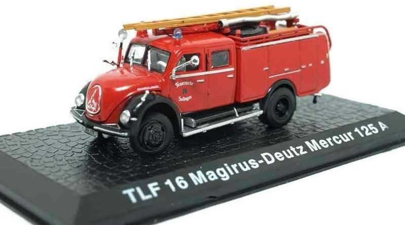 Feuerwehrauto Die-Cast 1:72 "TLF 16 Magirus-Deutz Mercur 125A" 9cm