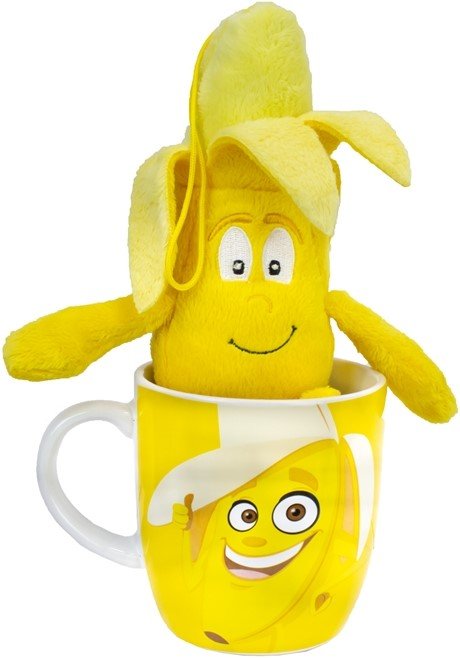 Goodness Gang Tasse + Plüsch Tier Banane