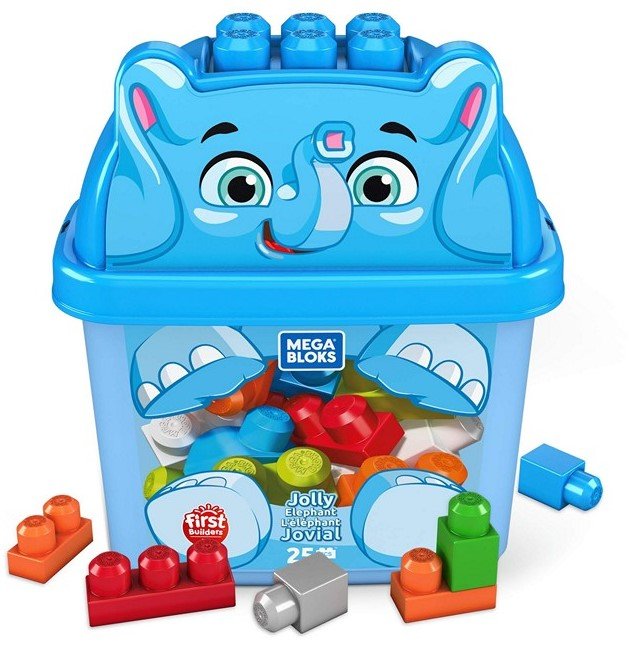 Mega Bloks Elefant Bausteinbox (25 Teile)