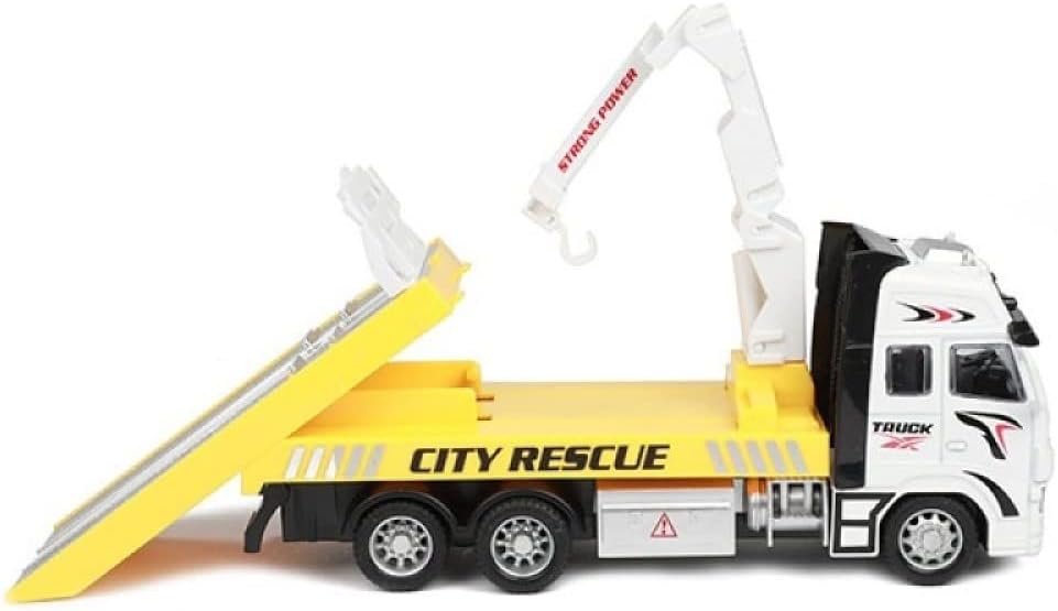 METAL Abschleppwagen 1:38 "Strong Power" mit Rückzugmotor