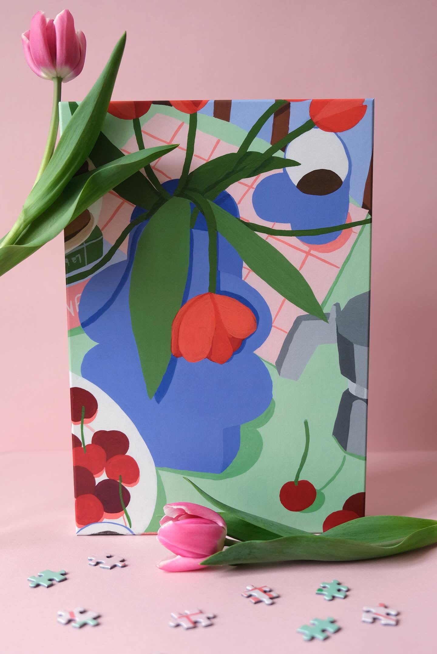 "Goûter Au Vase Bleu"