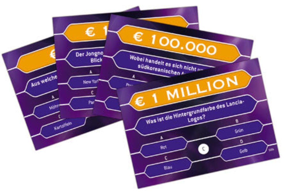Wer wird Millionär? - Kartenspiel