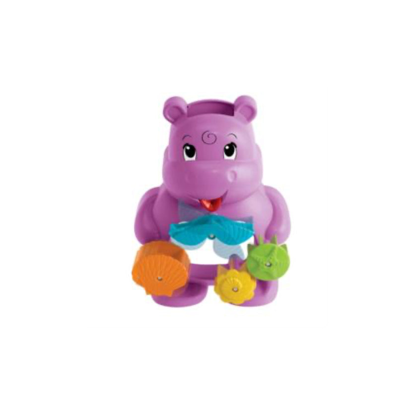 ABC Bade Nilpferd 22 cm Wasserrädern Schildkröte Sieben und Schöpfen