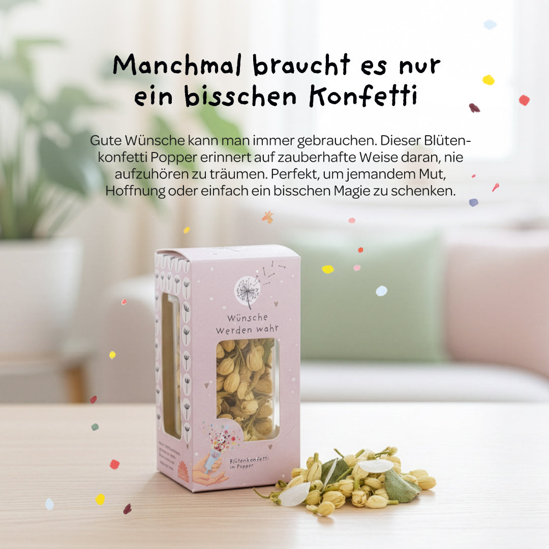 Blütenkonfetti - Wünsche werden wahr