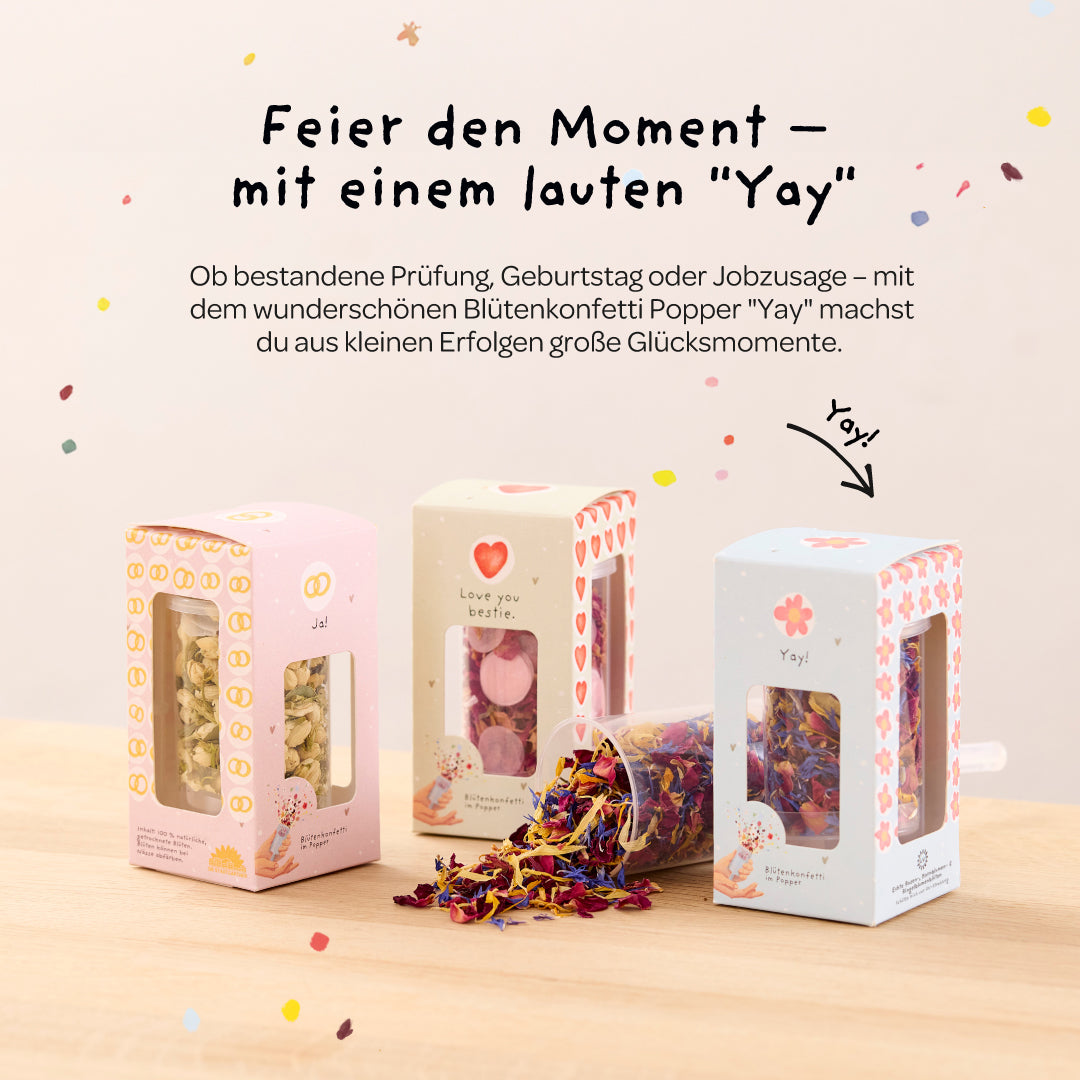 Blütenkonfetti - Yay!