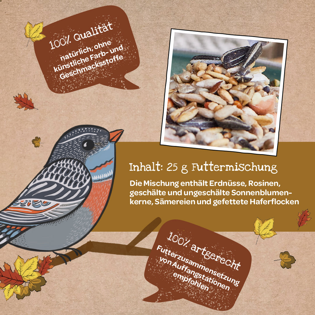 Kleine Mahlzeit – Vogelfutter