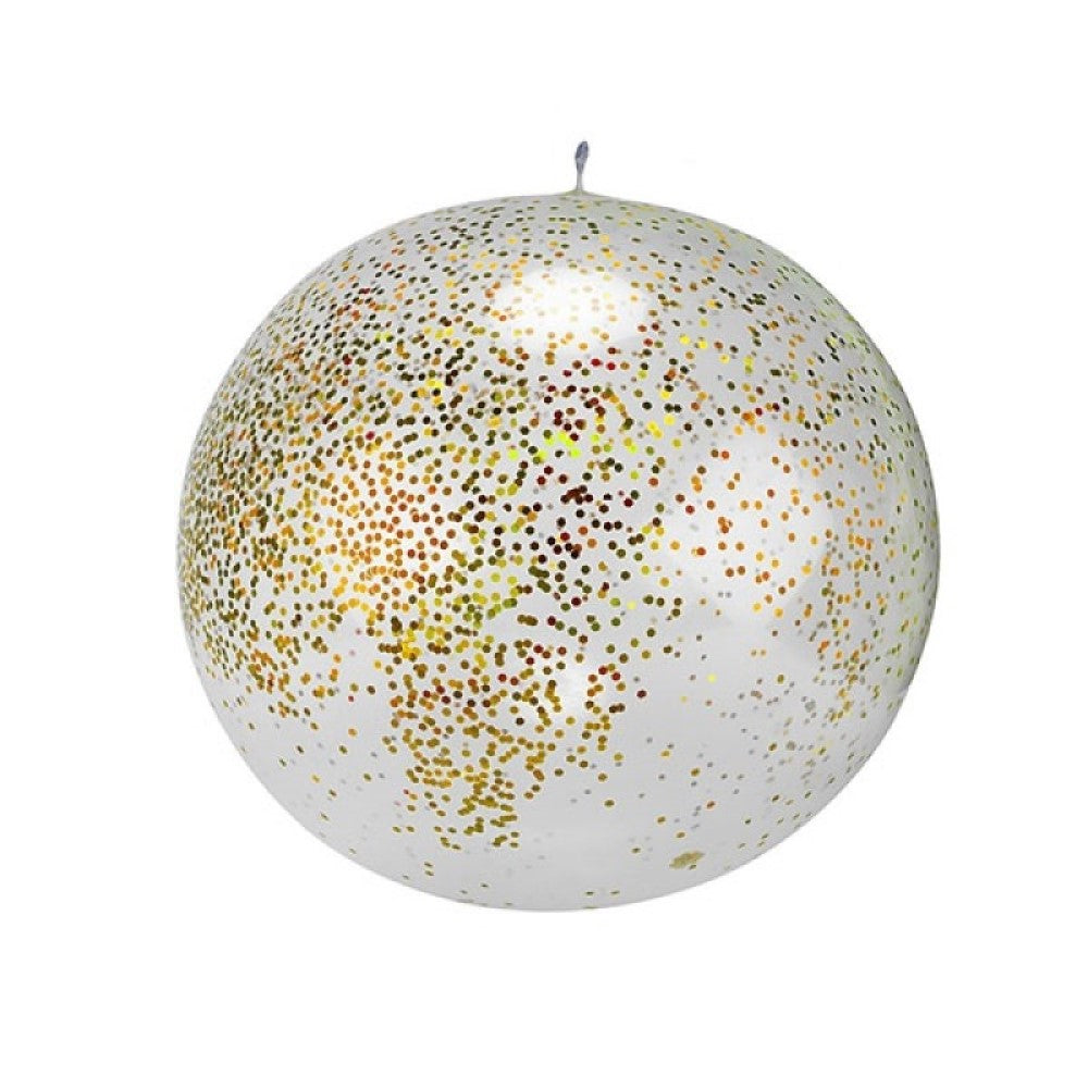 Aufblasbarer Glitzerballon 60cm Glitzer - Ball