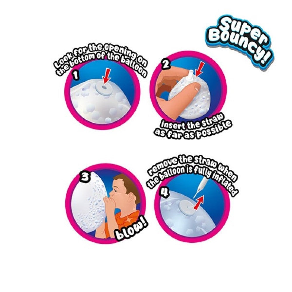 Aufblasbarer Glitzerballon 60cm Glitzer - Ball