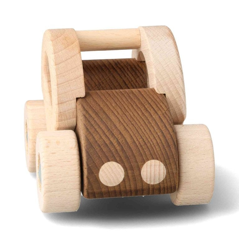 Goki Holzauto Personalisierbares Natürliches Kinderspielzeug ab 2 Jahren