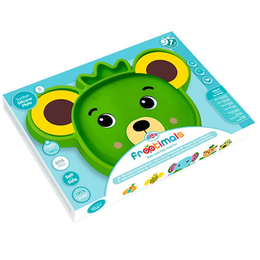 Baby Anti Rutsch Teller Bär