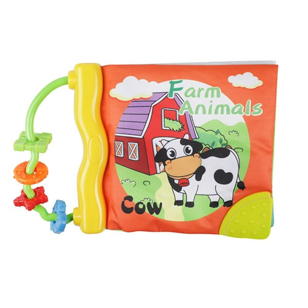 Baby Knisterstoffheft mit Babyrassel