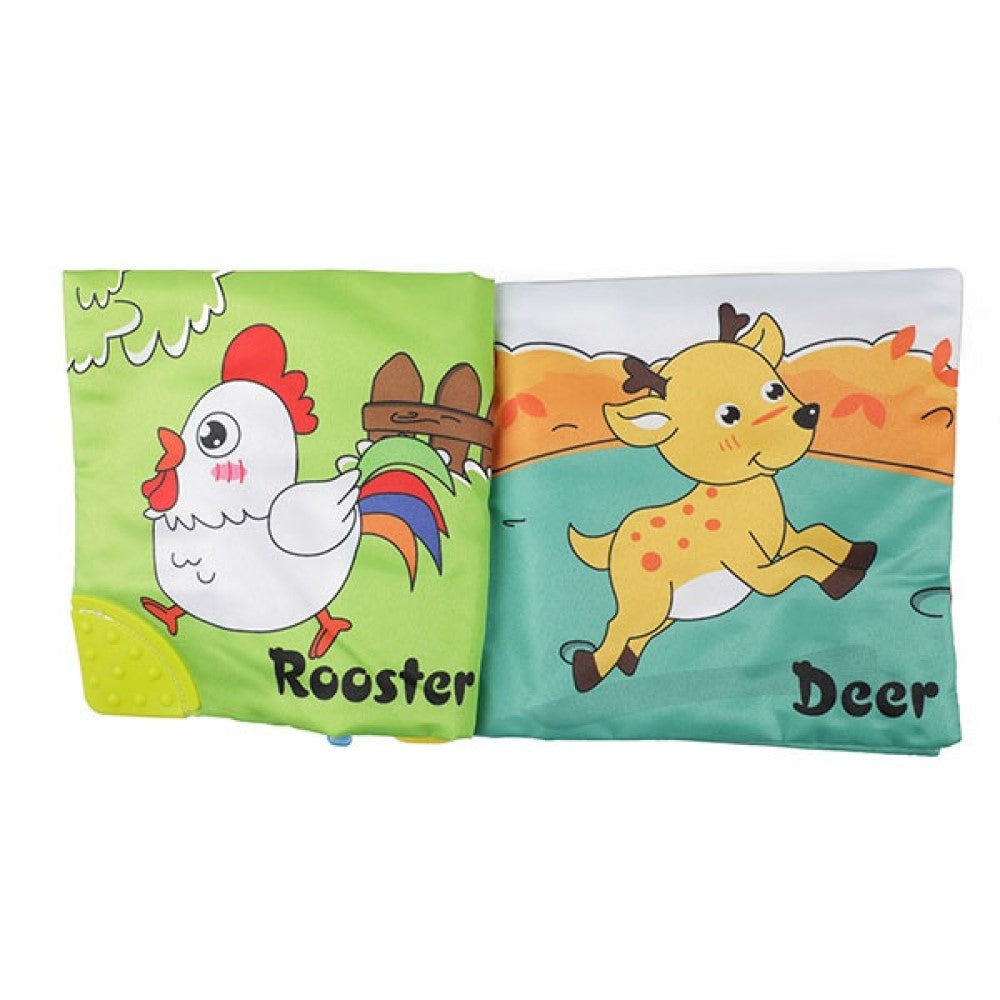 Baby Knisterstoffheft mit Babyrassel