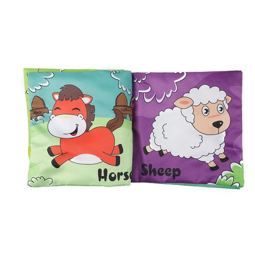 Baby Knisterstoffheft mit Babyrassel