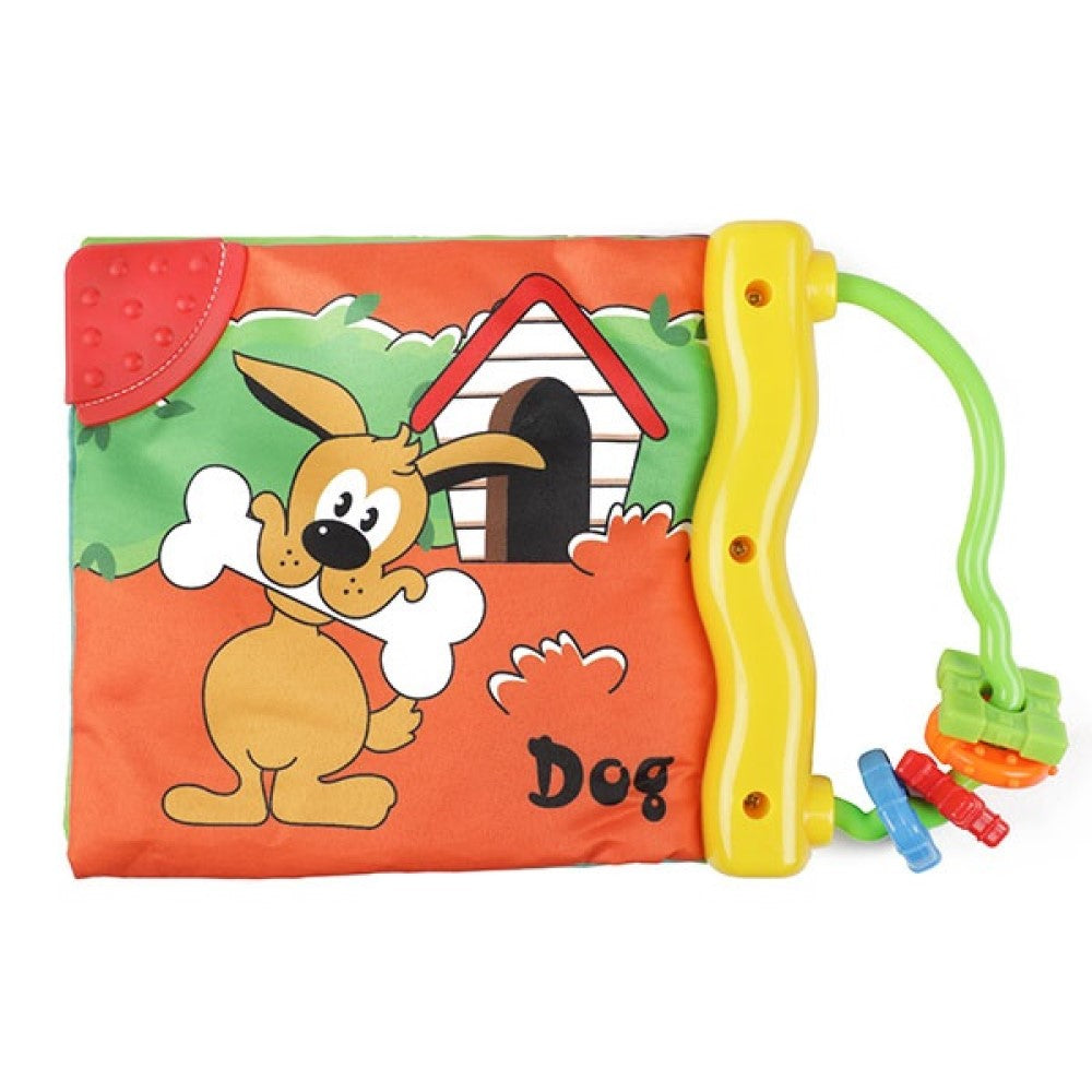 Baby Knisterstoffheft mit Babyrassel