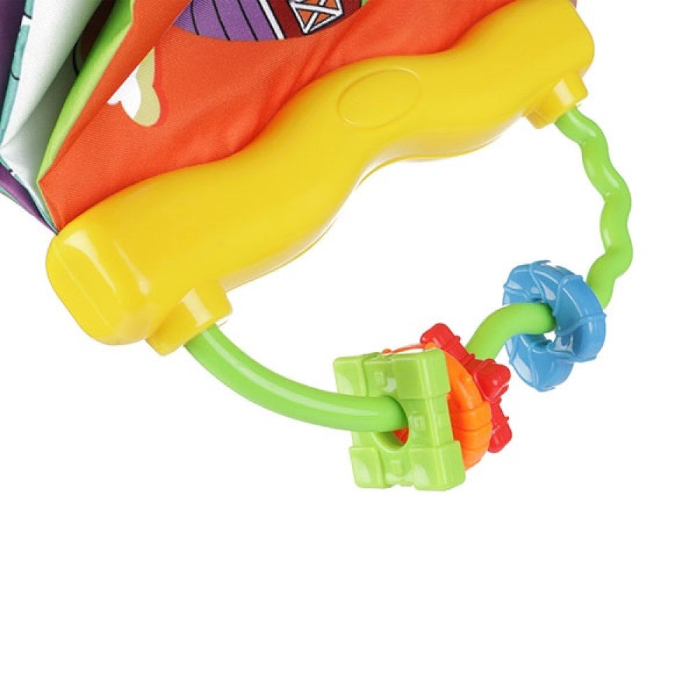 Baby Knisterstoffheft mit Babyrassel