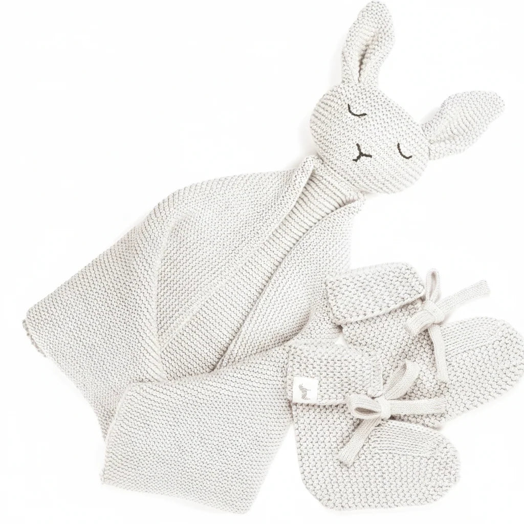 Baby Geschenkset "Hej Baby" Off White