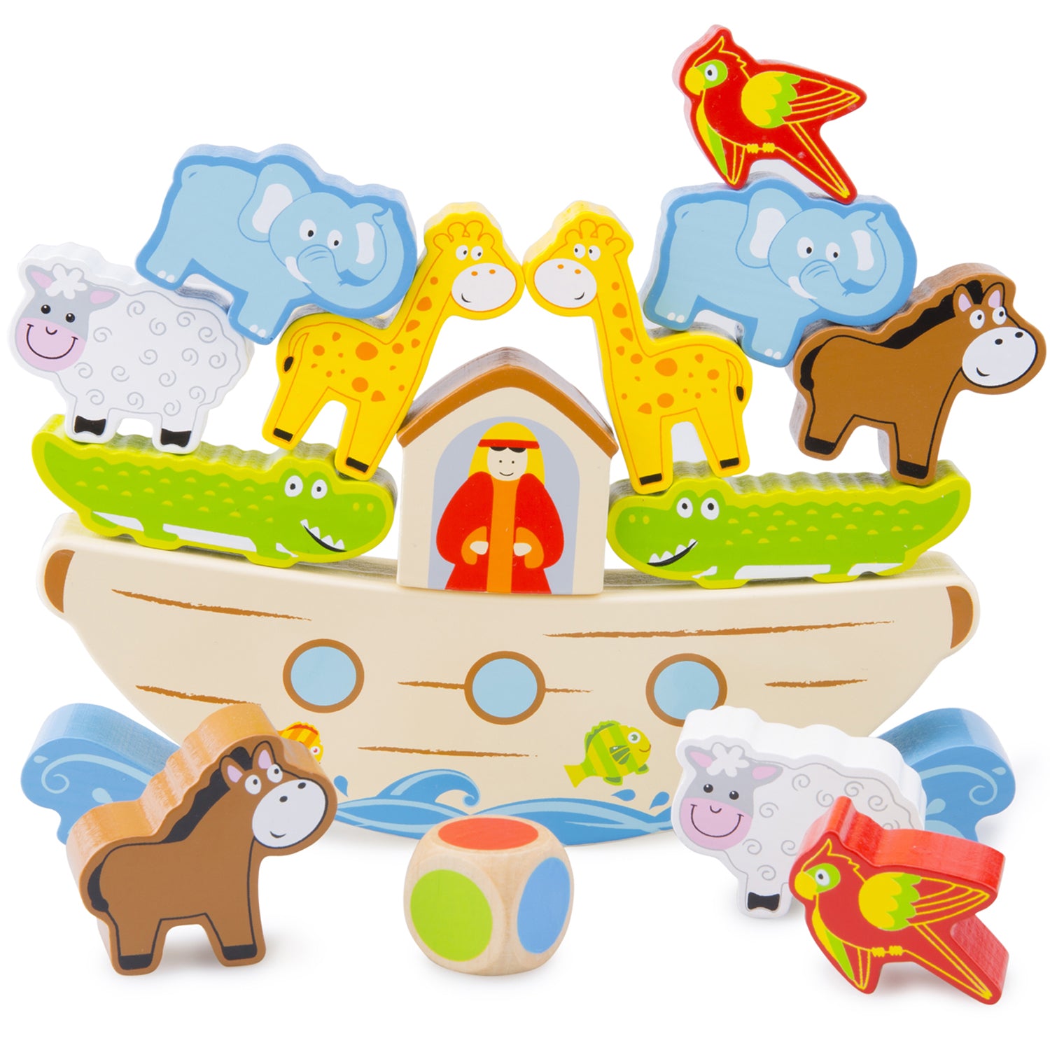 Balance Spiel Arche Noah Holzspielzeug Kinderspielzeug aus Holz