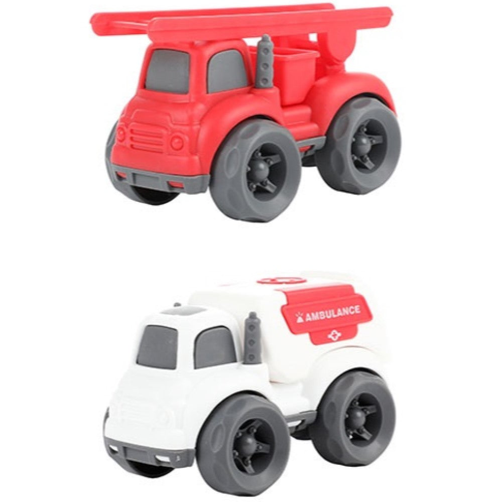 Baufahrzeug Rettungsdienst aus Bio-Kunststoff