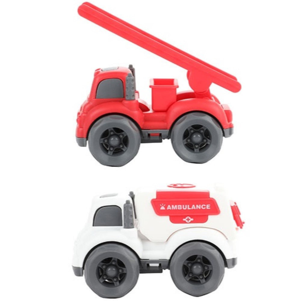 Baufahrzeug Rettungsdienst aus Bio-Kunststoff