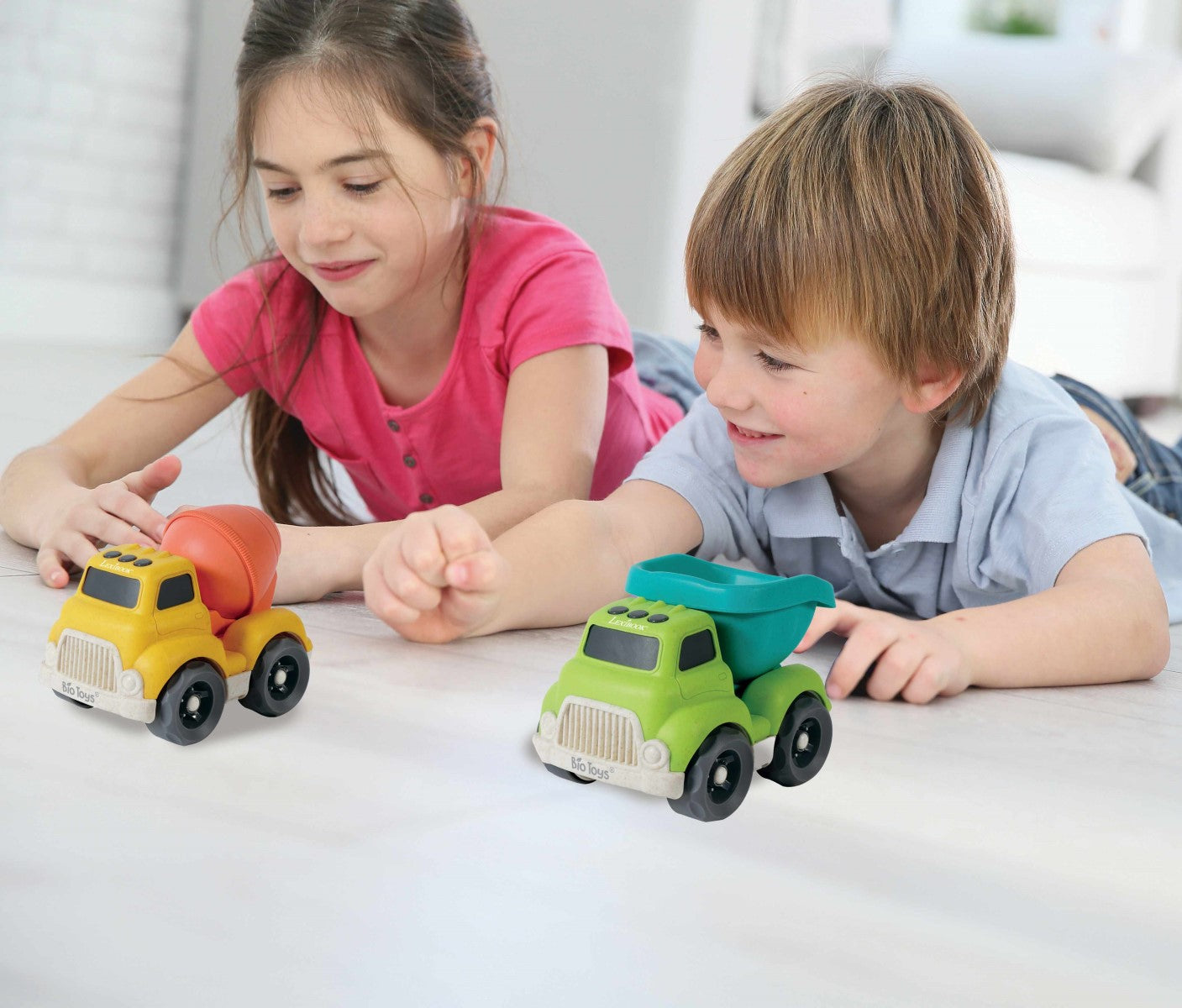 Bio-Plastik Betonmischer und Kipplaster Sandspielzeug Fahrzeuge LKW