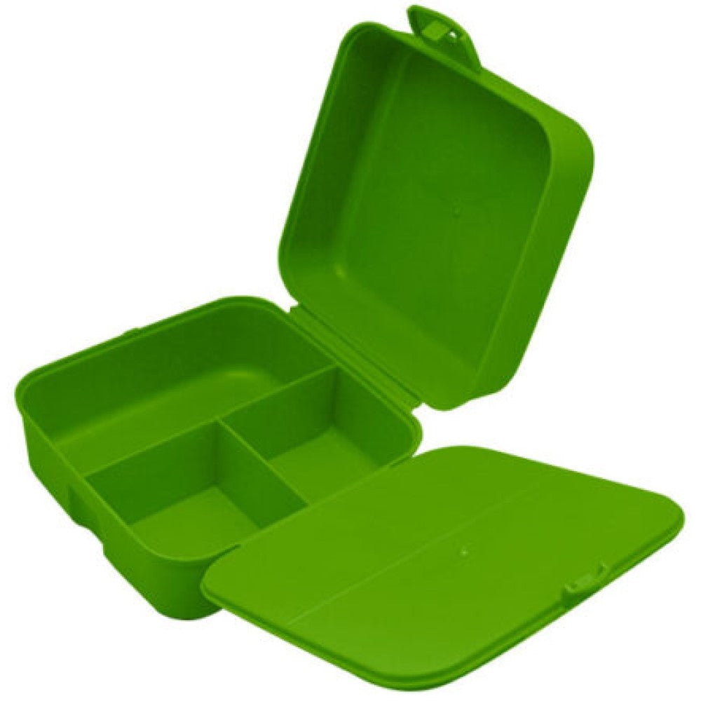 Brotdose mit 4 Fächern und einem Wald Motiv