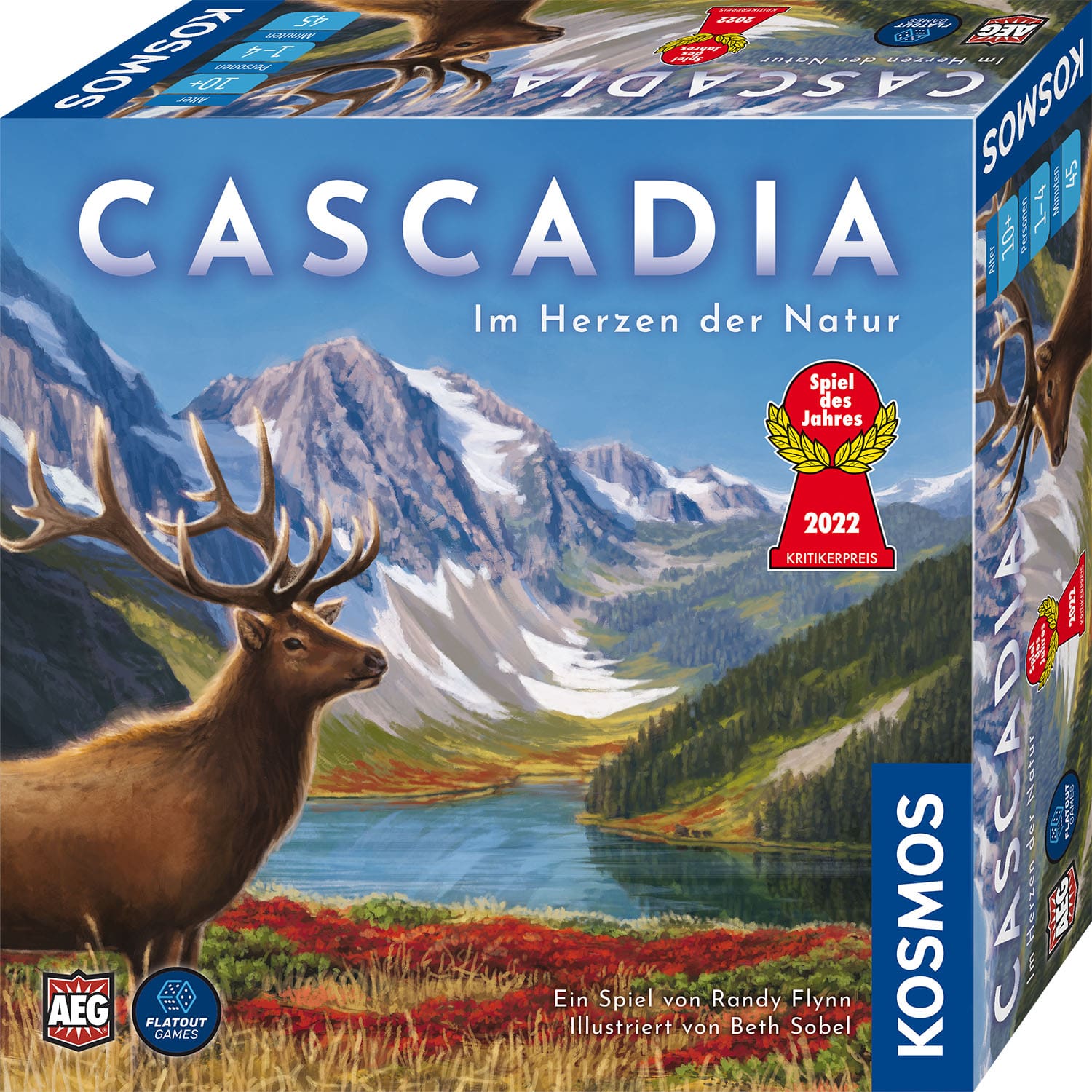 Cascadia Spiel des Jahres 2022 - KOSMOS Brettspiel Familienspiel