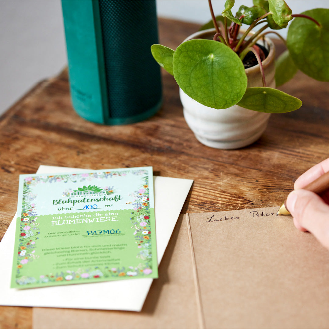 Blühpatenschaft für 100 m² Blumenwiese