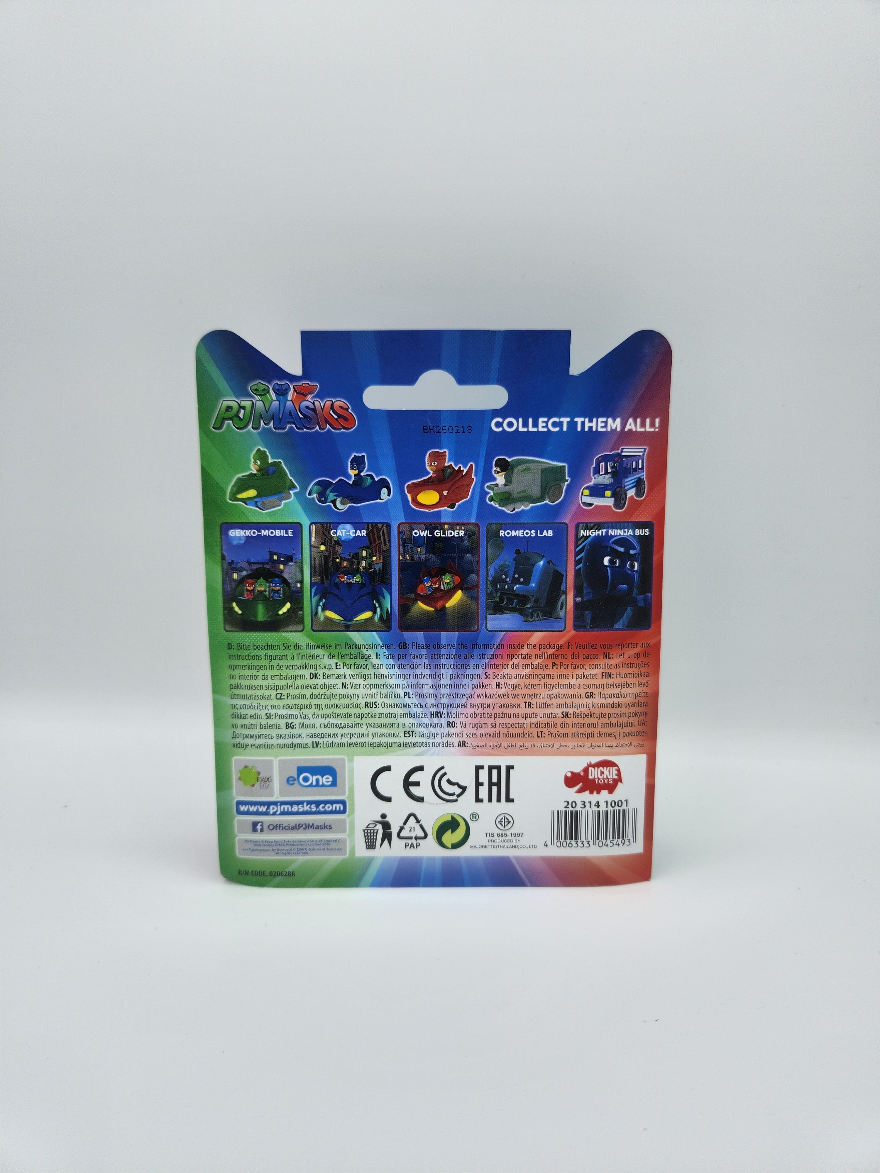 Dickie Toys PJ Masks Single Pack Gekko-Mobile