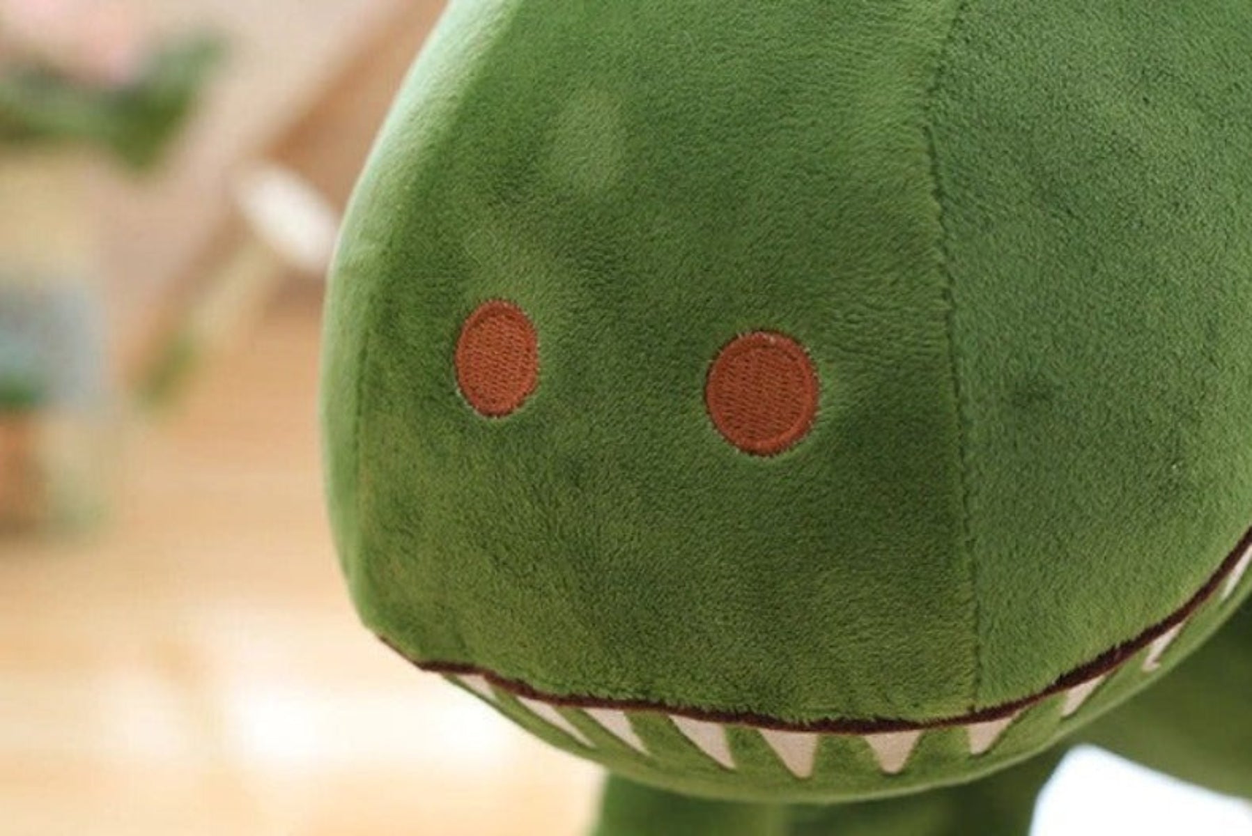 Dinosaurier T-Rex Kuscheltier - 40cm grünes Plüschtier