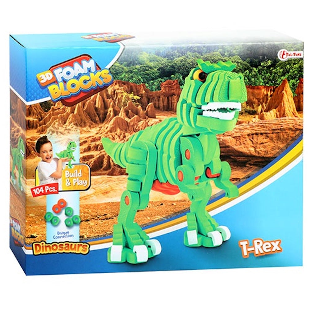 Dinosaurier 3D Puzzle Schaumstoff Dino T-Rex