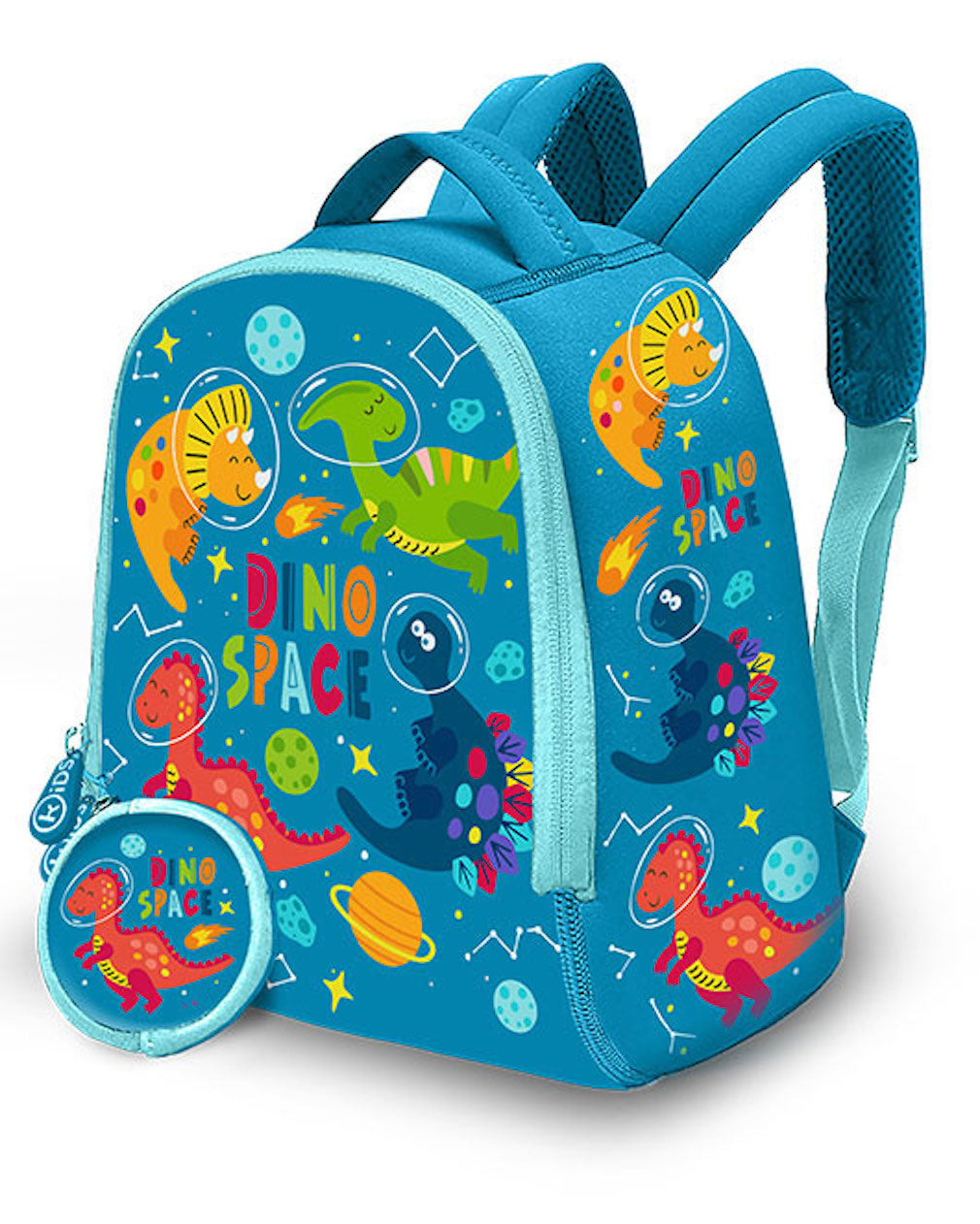 Dinostranauten Rucksack mit Dinosaurier im Weltall