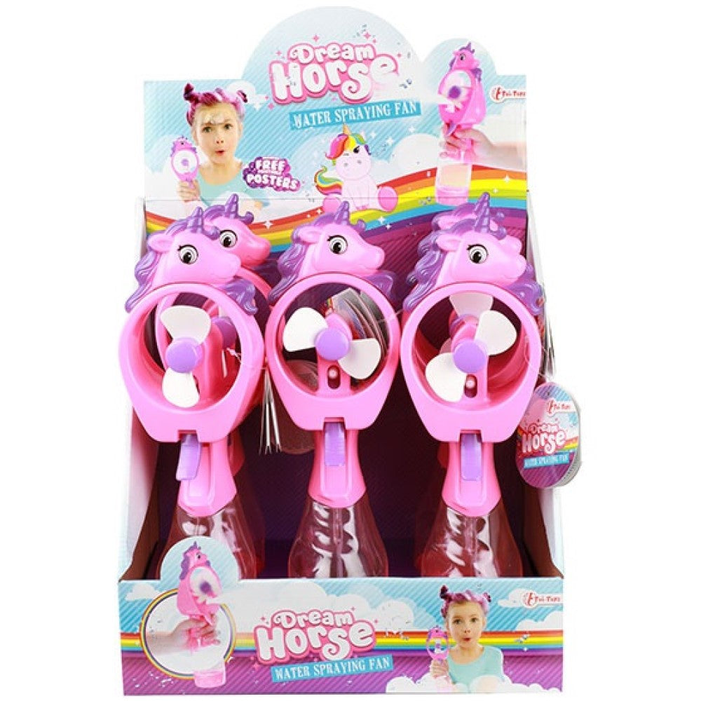 Einhorn Kinder Seifenblasen-Stab als Handventilator