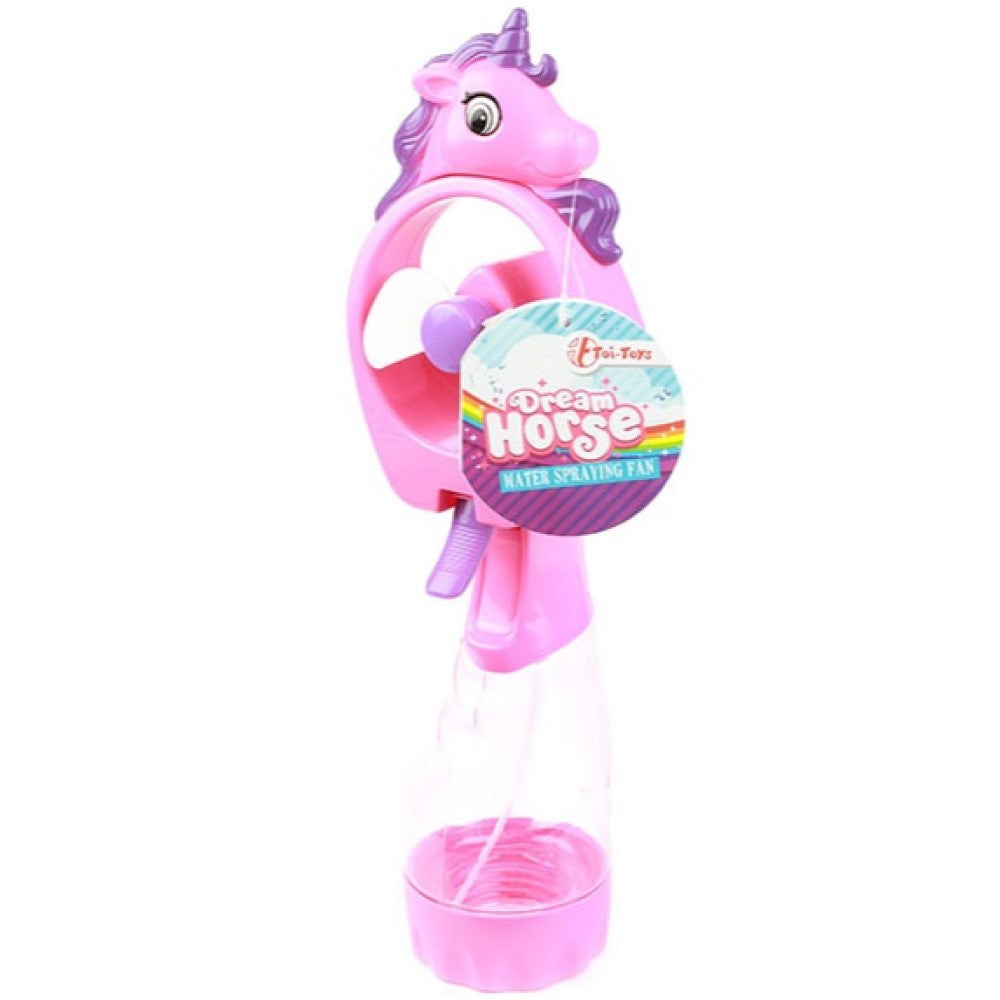 Einhorn Kinder Seifenblasen-Stab als Handventilator