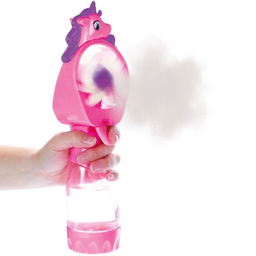 Einhorn Kinder Seifenblasen-Stab als Handventilator