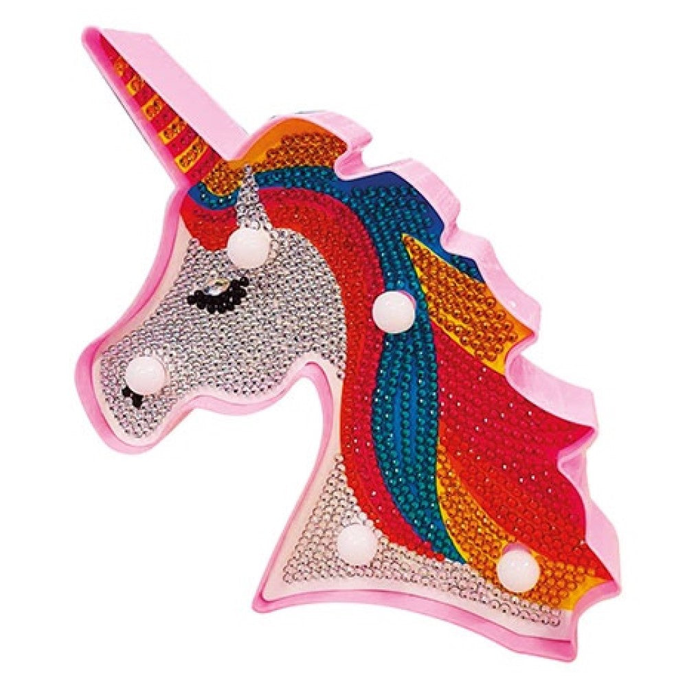 Einhorn Lampe zum selber gestalten