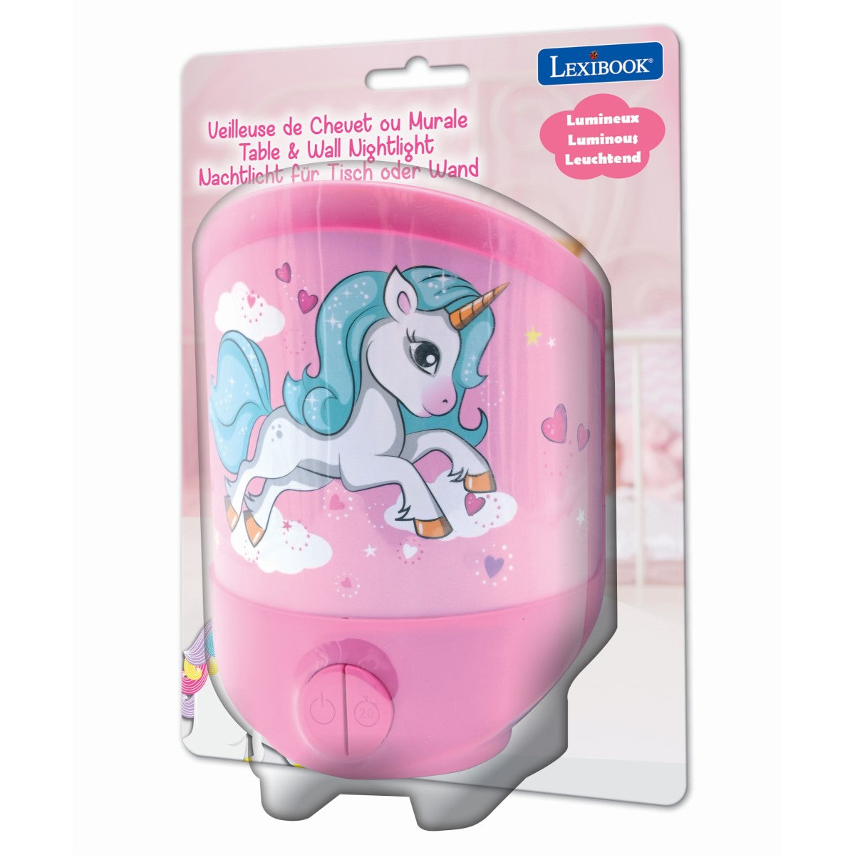 Einhorn Wandlicht Tisch-Nachtlicht Lampe mit Timerfunktion