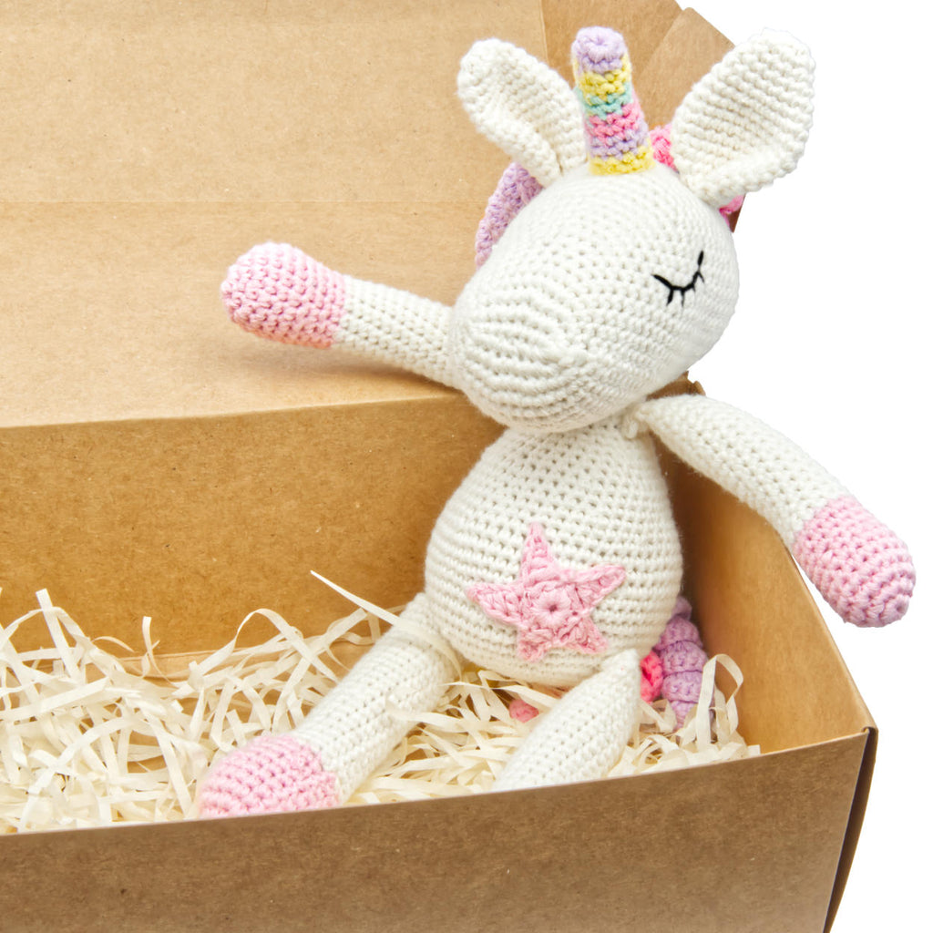 Handgestrickter Einhorn 