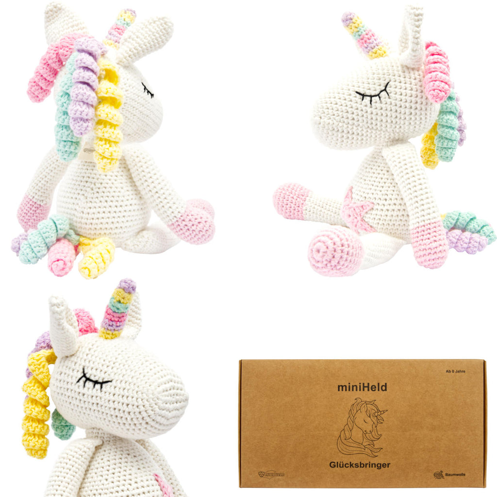 Handgestrickter Einhorn 