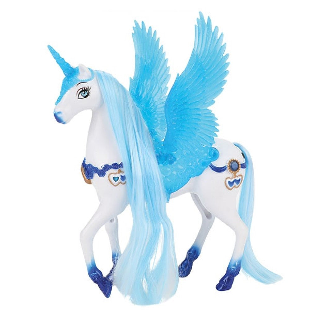 Eisprinzessinen XL Einhorn mit blauen Flügeln