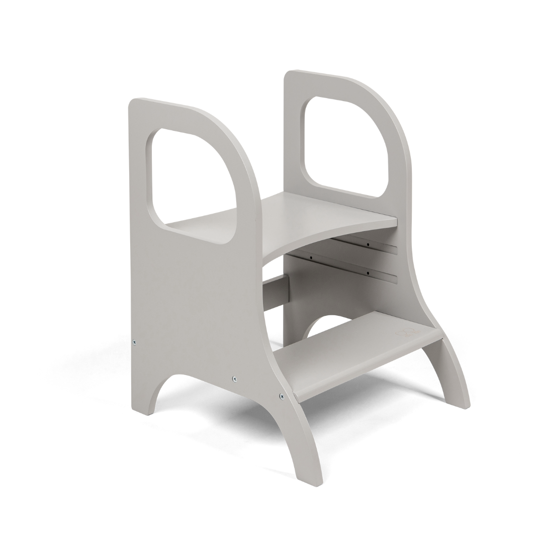 MIIMO – Verstellbarer Tritthocker | Grau