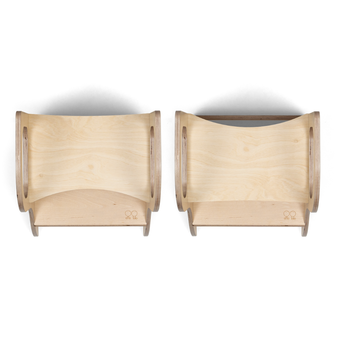 MIIMO – Verstellbarer Tritthocker | Naturholz