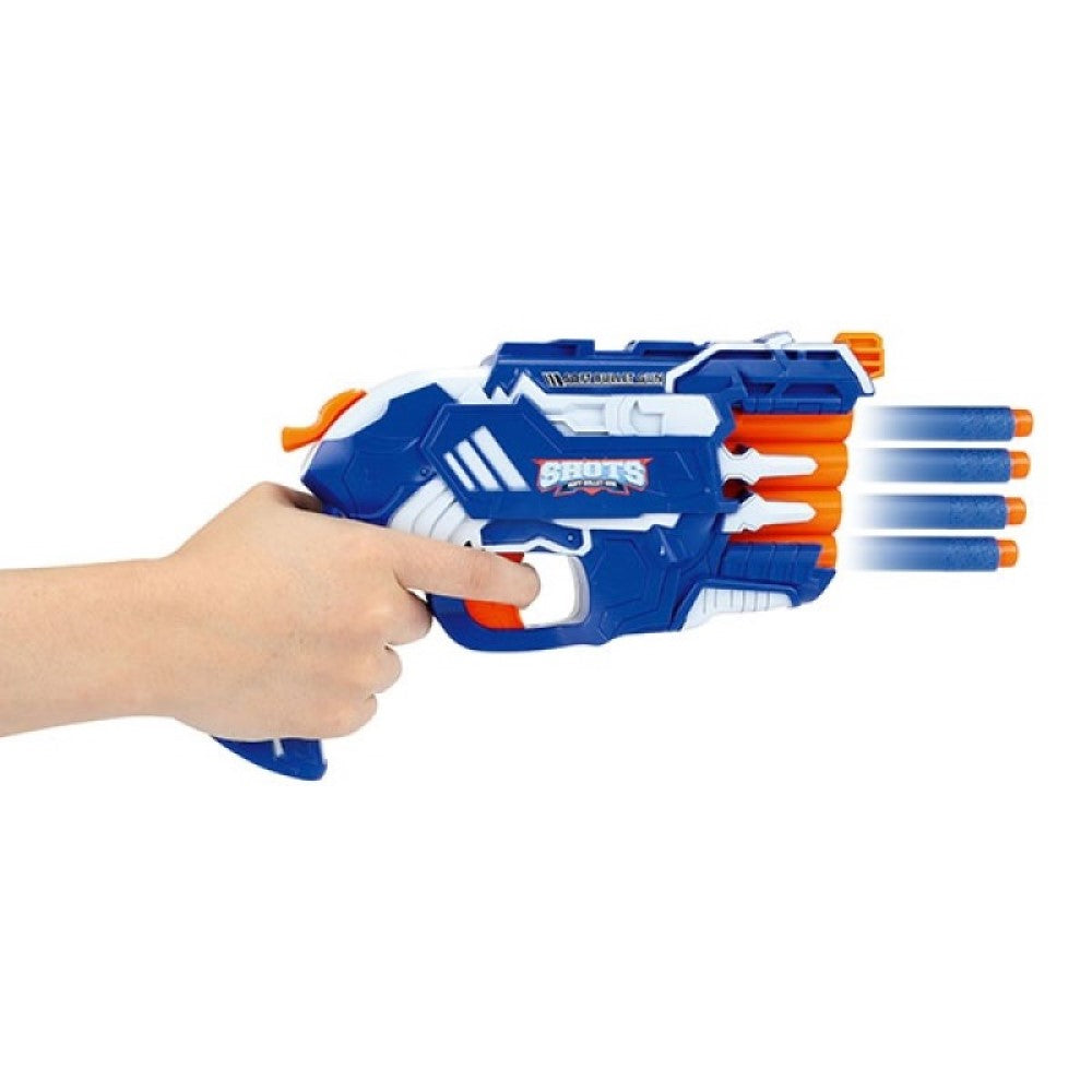 Foam Strrikex Pistole 4 Shot und 5 Schaumkugeln
