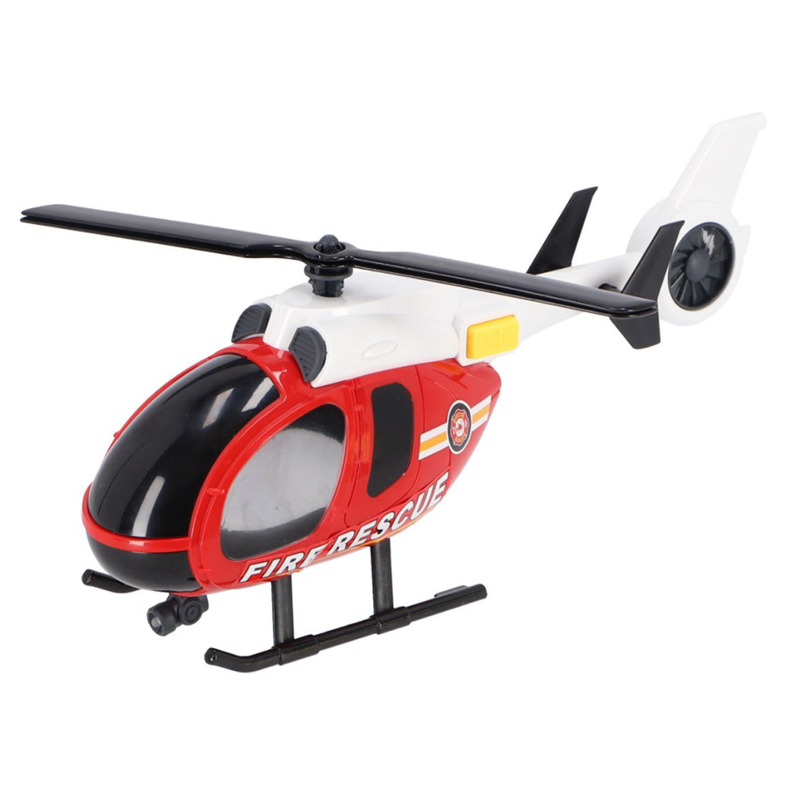 Feuerwehr Autotransporter 54 cm Auto Hubschrauber mit Licht und Sound