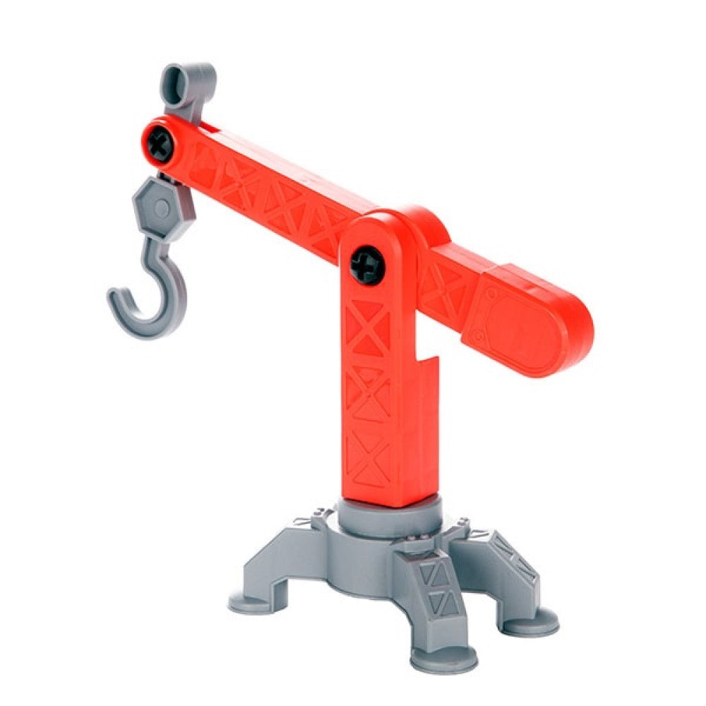 Feuerwehr Polizei Auto und Kran zum Bauen