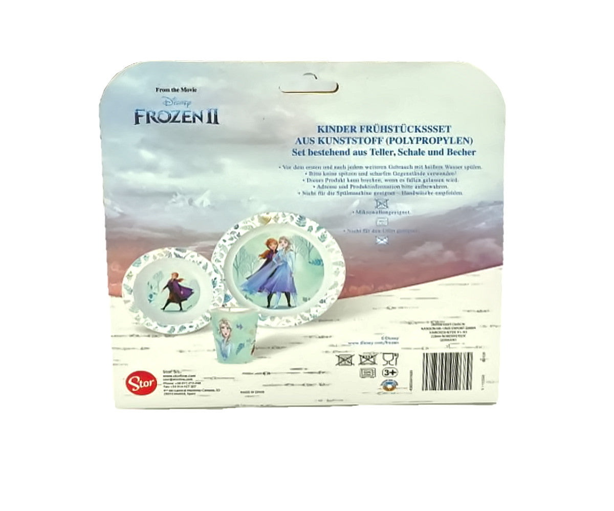 Frozen 2 Kindergeschirr - 3er Set Elsa Anna
