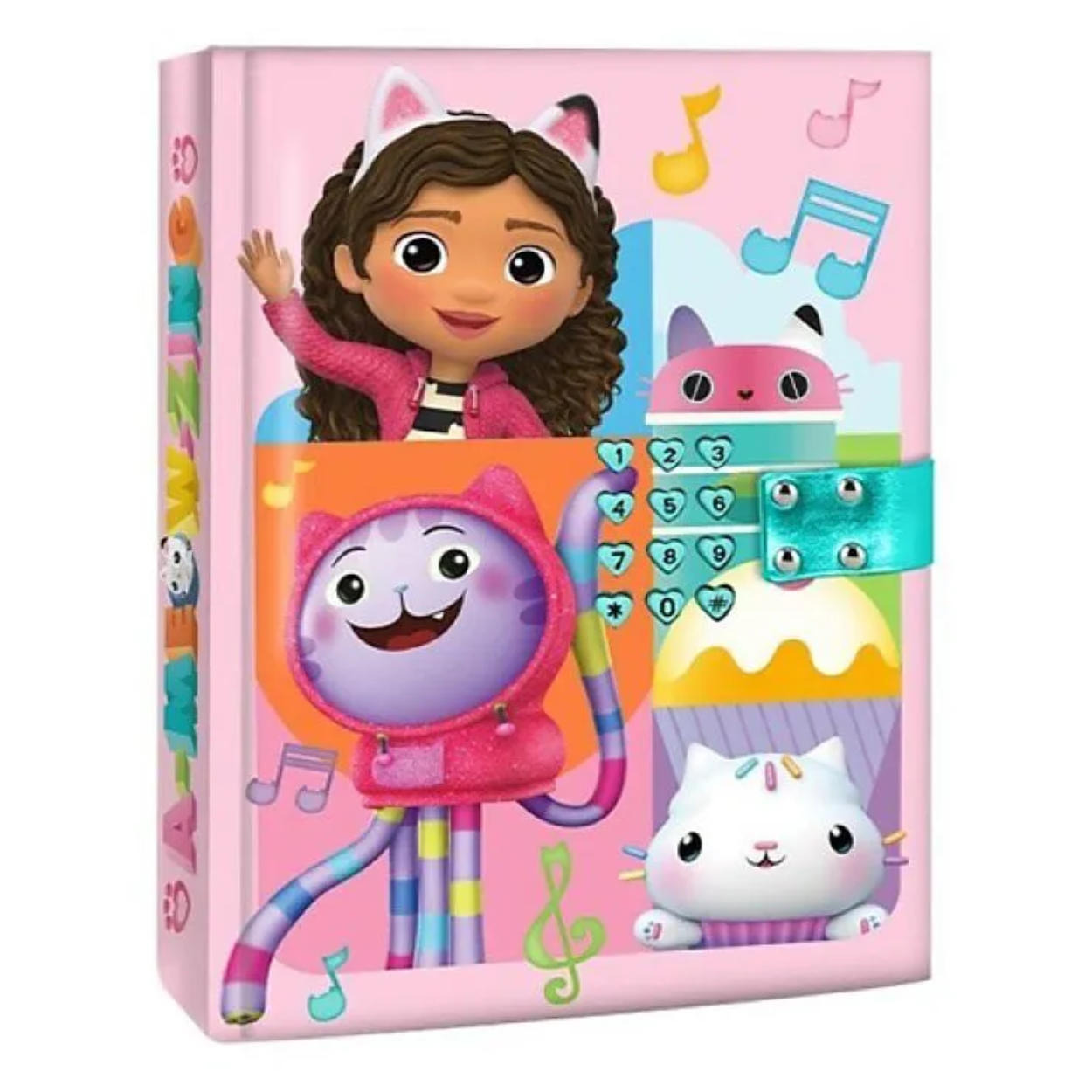 Gabby's Dollhouse Geheimtagebuch Notizbuch mit Zahlencode