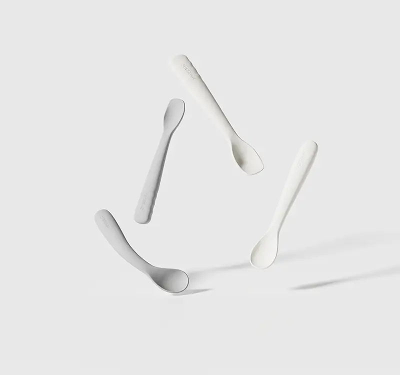 Baby Feeding Spoon Set (Weiß)